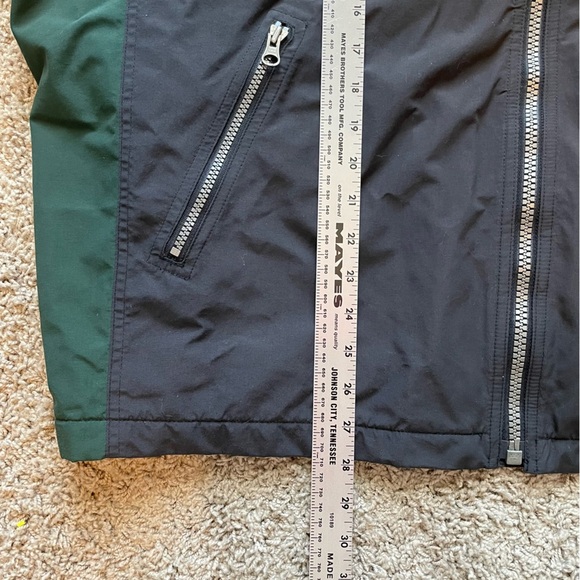 Eddie Bauer Men's Coat Jacket with Stowable Hood Nylon Fleece Midweight sz L - Picture 8 of 14